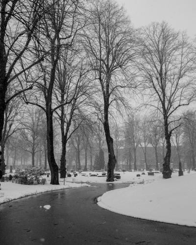 Snö i April