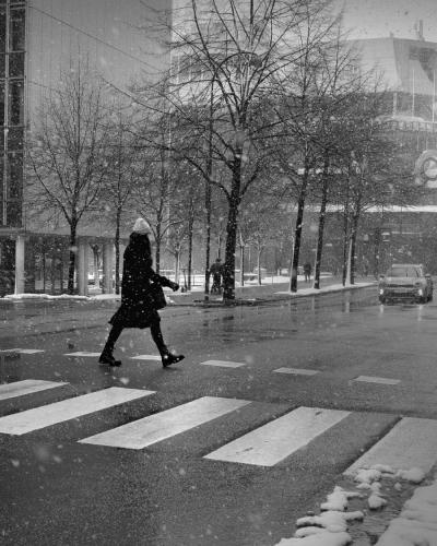 Snö i April