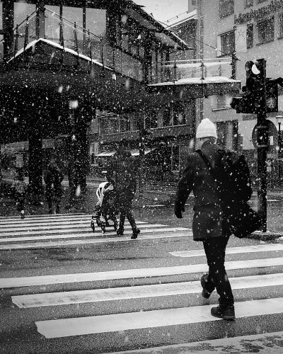 Snö i April