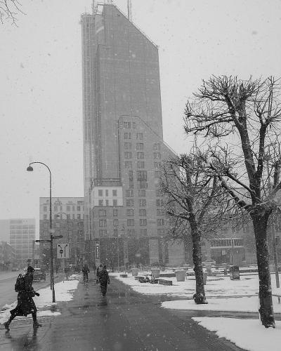 Snö i April