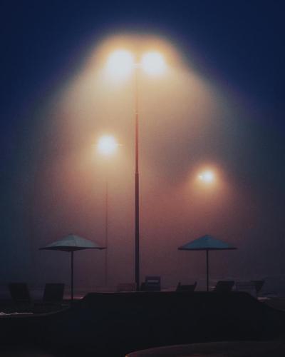 Cinematic nattljus i Västerås, Sverige